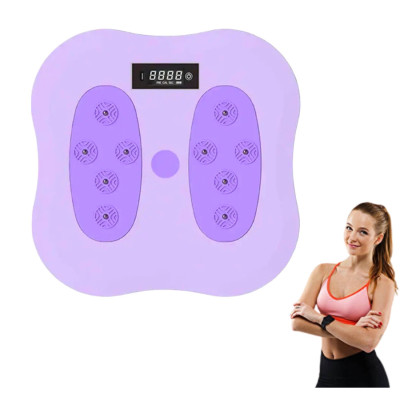 Тренажер вращающийся диск Waist Twisting Disc с подсчетом калорий и массажем для стоп Массажер для ног