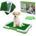 Туалет для собак трехярусный Puppy Potty Pad коврик лоток для домашних животных с решеткой и травой 47х34х6см