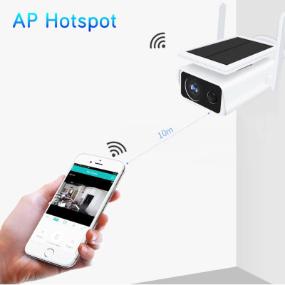 Камера уличная беспроводная автономная для наружного видеонаблюдения Solar WIFI Camera аккумуляторная цветная Камера уличная беспроводная автономная для наружного видеонаблюдения Solar WIFI Camera аккумуляторная цветная