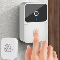 Беспроводной дверной звонок глазок с камерой WiFi Mini Doorbell M6 Умный аккумуляторный видеозвонок для дома Беспроводной дверной звонок глазок с камерой WiFi Mini Doorbell M6 Умный аккумуляторный видеозвонок для дома