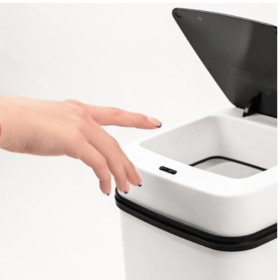 Відро для сміття сенсорне з автоматичною кришкою 10л Sensor Trash Box Розумне смарт на батарейках для кухні Відро для сміття сенсорне з автоматичною кришкою 10л Sensor Trash Box Розумне смарт на батарейках для кухні
