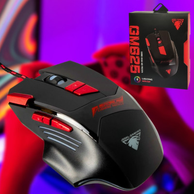 Комп'ютерна USB мишка Jedel GM625 Ігрова мишка з RGB підсвічуванням для геймерів проводна для комп'ютерних ігор Комп'ютерна USB мишка Jedel GM625 Ігрова мишка з RGB підсвічуванням для геймерів проводна для комп'ютерних ігор