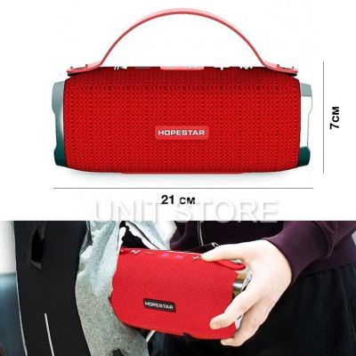 Портативная беспроводная Bluetooth колонка Hopestar H24 Черная Мощная USB FM стерео акустика Спикерфон Портативная беспроводная Bluetooth колонка Hopestar H24 Черная Мощная USB FM стерео акустика Спикерфон