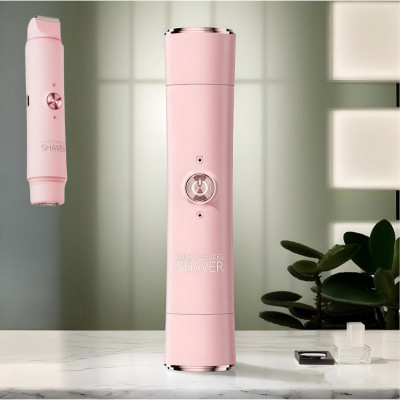 Аккумуляторный двусторонний триммер 2в1 Double Headed Shaver для лица и зоны бикини женский портативный шейвер