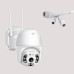 Поворотна вулична PTZ WiFi xm 2mp IP камера відеоспостереження з віддаленим доступом біла Поворотна вулична PTZ WiFi xm 2mp IP камера відеоспостереження з віддаленим доступом біла