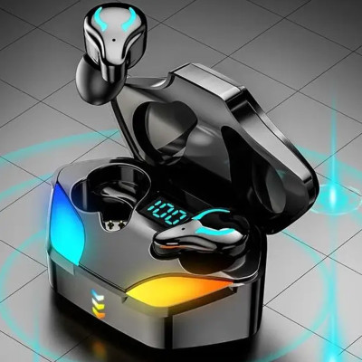 Игровые наушники Х1 Blutooth беспроводные RGB с подсветкой и микрофоном два режима воспроизведения Игровые наушники Х1 Blutooth беспроводные RGB с подсветкой и микрофоном два режима воспроизведения