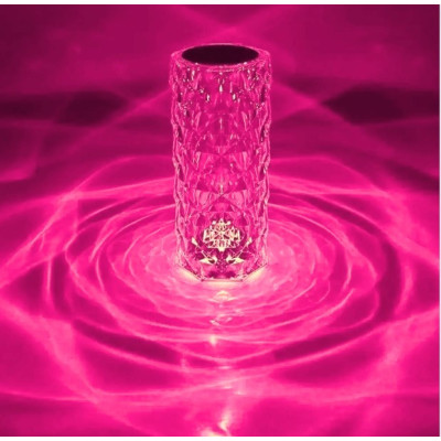Светильник ночник настольный Crystal Rose Роза RGB сенсорный лампа с пультом на аккумуляторе 16 цветов Светильник ночник настольный Crystal Rose Роза RGB сенсорный лампа с пультом на аккумуляторе 16 цветов