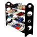 Органайзер полиця для взуття стелаж shoe rack складана стійка підставка чорна шафа для взуття Органайзер полиця для взуття стелаж shoe rack складана стійка підставка чорна шафа для взуття
