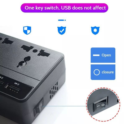 Преобразователь напряжения Konfulon CZ 01 100W 200W автомобильный инвертор от аккумулятора 12Vв110V и 24Vв220V Преобразователь напряжения Konfulon CZ 01 100W 200W автомобильный инвертор от аккумулятора 12Vв110V и 24Vв220V