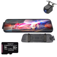 Відеореєстратор дзеркало з камерою і камера заднього виду DVR MR10 Night vision FULL HD 10дюймов та карта пам'яті Відеореєстратор дзеркало з камерою і камера заднього виду DVR MR10 Night vision FULL HD 10дюймов та карта пам'яті