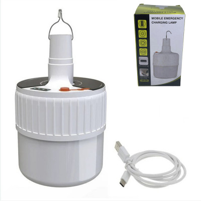 Ліхтар підвісний з акумулятором з USB заряджання Solar Lamp JK 24 LED Лампа на сонячній батареї для кемпінгу з гачком
