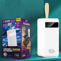 Повербанк RPP-266 быстрая зарядка 80000 mAh портативная зарядка power bank для телефона с фонариком Повербанк RPP-266 быстрая зарядка 80000 mAh портативная зарядка power bank для телефона с фонариком