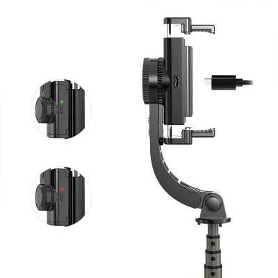 Стедікам стабілізатор монопод тринога для смартфона Gimbal Stabilizer L08 штатив для телефону селфи-палиця Стедікам стабілізатор монопод тринога для смартфона Gimbal Stabilizer L08 штатив для телефону селфи-палиця