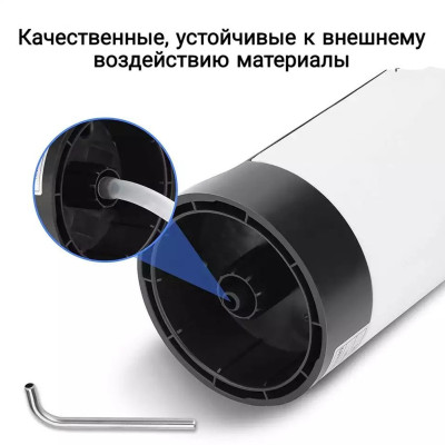 Електрична помпа дозатор для води з акумулятором Pump Dispenser Біла Насадка диспенсер на пляшку кулер Електрична помпа дозатор для води з акумулятором Pump Dispenser Біла Насадка диспенсер на пляшку кулер