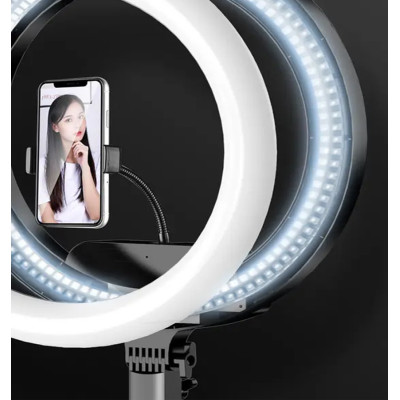 Кольцевая LED лампа сенсорная 36 см с пультом для селфи фото видеосъемок Светодиодная лампа для блогера AL-360 Кольцевая LED лампа сенсорная 36 см с пультом для селфи фото видеосъемок Светодиодная лампа для блогера AL-360