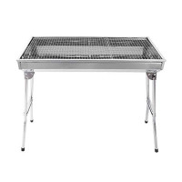 Переносний портативний мангал Компактний садовий для барбекю і гриля BBQ-5002 48х34х59 см для пікніка Переносний портативний мангал Компактний садовий для барбекю і гриля BBQ-5002 48х34х59 см для пікніка