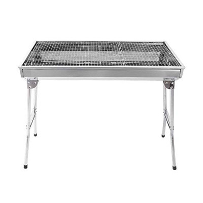 Переносний портативний мангал Компактний садовий для барбекю і гриля BBQ-5002 48х34х59 см для пікніка Переносний портативний мангал Компактний садовий для барбекю і гриля BBQ-5002 48х34х59 см для пікніка