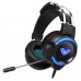 Наушники с микрофоном Игровые Mixie G 91 со светодиодной подсветкой проводные басовые стереонаушники
