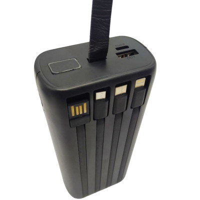 Повербанк KP 30000 mAh Power bank портативный зарядное устройство для телефона Micro USB Type C USB Lightning