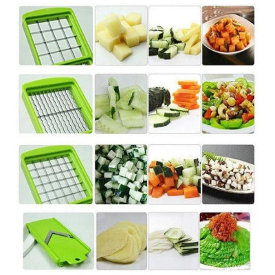 Овощерезка Найсер Дайсер терка мультислайсер для овощей и фруктов nicer dicer plus с насадками ручная шинковка Овощерезка Найсер Дайсер терка мультислайсер для овощей и фруктов nicer dicer plus с насадками ручная шинковка