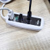 USB хаб концентратор адаптер розгалужувач на 4 порти білий живлення від USB хаб 2.0 USB хаб концентратор адаптер розгалужувач на 4 порти білий живлення від USB хаб 2.0