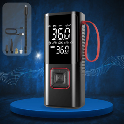 Автомобільний компресор бездротовий насос для коліс Car Air Pump ATJ-6988 Повітряний насос з ліхтариком Автомобільний компресор бездротовий насос для коліс Car Air Pump ATJ-6988 Повітряний насос з ліхтариком