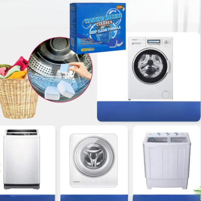 Средство для чистки стиральной машины от накипи плесени Washing machinecleaner антибактериальные таблетки 12шт Средство для чистки стиральной машины от накипи плесени Washing machinecleaner антибактериальные таблетки 12шт