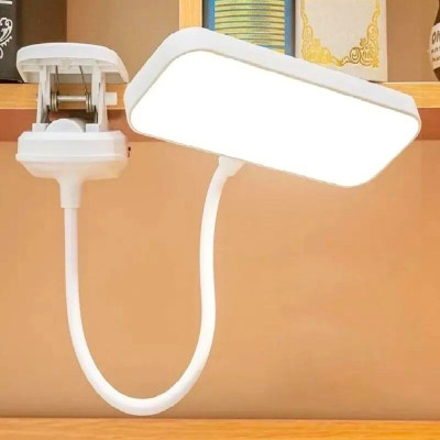 Светодиодная настольная LED лампа сенсорная на прищепке аккумуляторная с гибкой ножкой Светодиодная настольная LED лампа сенсорная на прищепке аккумуляторная с гибкой ножкой