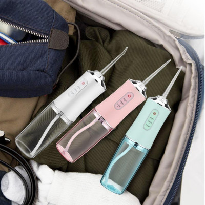 Іригатор для ротової порожнини 230мл Portable Oral Irrigator очищувач зубів бездротовий портативний з 3 режимами Іригатор для ротової порожнини 230мл Portable Oral Irrigator очищувач зубів бездротовий портативний з 3 режимами