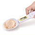 Електронна мірна ложка ваги з LCD екраном Digital Spoon Scale цифрова до 300 г висока точність Біла Електронна мірна ложка ваги з LCD екраном Digital Spoon Scale цифрова до 300 г висока точність Біла