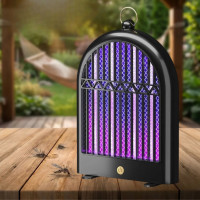 Аккумуляторная лампа ловушка для насекомых Electric Shock Mosquito Lamp Антимоскитная лампа приманка для комаров