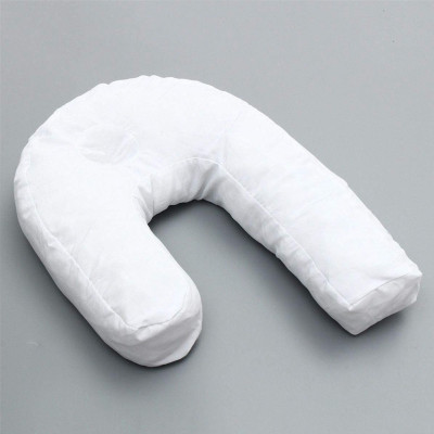 Подушка ортопедическая на одну сторону Side Sleeper Pro White Подушки подковы для шеи и для сна на боку Подушка ортопедическая на одну сторону Side Sleeper Pro White Подушки подковы для шеи и для сна на боку