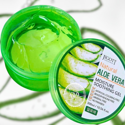 Успокаивающий и увлажняющий гель с Aloe Vera для лица и тела 300 мл универсальный Успокаивающий и увлажняющий гель с Aloe Vera для лица и тела 300 мл универсальный