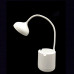 Настольная лампа светодиодная с USB зарядкой и аккумулятором лампа с подставкой для ручек сенсорная белая Настольная лампа светодиодная с USB зарядкой и аккумулятором лампа с подставкой для ручек сенсорная белая