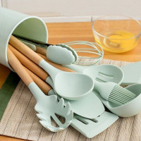 Кухонные принадлежностей силиконовые набор 12 предметов Kitchen & dining кухонная утварь для кухни мятный Кухонные принадлежностей силиконовые набор 12 предметов Kitchen & dining кухонная утварь для кухни мятный