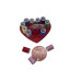 Набор швейных ниток для дома в коробке Сердце для шитья и ремонта одежды комплект 18 предметов