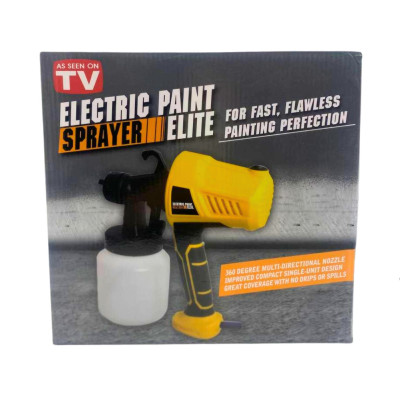 Краскопульт електричний Spray Gun пульверизатор 500Вт на 3 режими розпилення фарборозпилювач 800мл Краскопульт електричний Spray Gun пульверизатор 500Вт на 3 режими розпилення фарборозпилювач 800мл