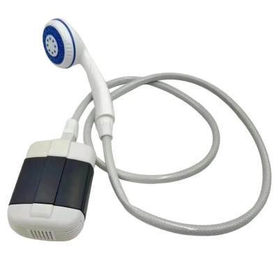 Портативный душ с насосом и зарядкой от USB на аккумуляторе переносной мобильный для дачи и кемпинга Портативный душ с насосом и зарядкой от USB на аккумуляторе переносной мобильный для дачи и кемпинга