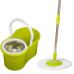 Швабра с ведром Magic Mop 6л с центрифугой автоматическим отжимом и полосканием лентяйка телескопическая