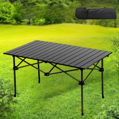 Складаний туристичний стіл для пікніка 94х55х49см Розкладний портативний столик для кемпінгу в чохлі Складаний туристичний стіл для пікніка 94х55х49см Розкладний портативний столик для кемпінгу в чохлі