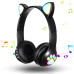 Наушники беспроводные с ушками Cat Ear VZV 23M детские наушники кошачьи ушки с микрофоном Наушники беспроводные с ушками Cat Ear VZV 23M детские наушники кошачьи ушки с микрофоном