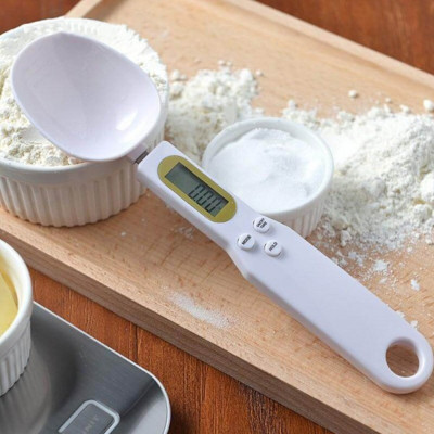 Електронна мірна ложка ваги з LCD екраном Digital Spoon Scale цифрова до 300 г висока точність Біла Електронна мірна ложка ваги з LCD екраном Digital Spoon Scale цифрова до 300 г висока точність Біла
