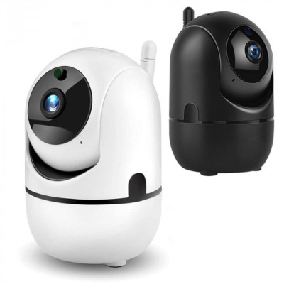 Беспроводная IP камера QC011 для видеонаблюдения дома Wifi поворотная со звуком и ночным видением Беспроводная IP камера QC011 для видеонаблюдения дома Wifi поворотная со звуком и ночным видением