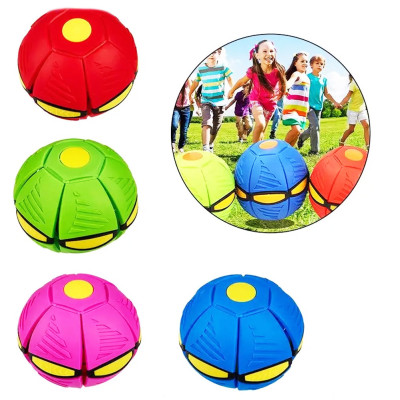 Летающий мяч фрисби трансформер с LED подсветкой Phlat Ball складной дискошар НЛО Летающий мяч фрисби трансформер с LED подсветкой Phlat Ball складной дискошар НЛО