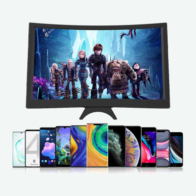 3D збільшувач екрану телефону L6 3Д Підставка для телефону HD із вигнутим екраном 12 дюймів 3D збільшувач екрану телефону L6 3Д Підставка для телефону HD із вигнутим екраном 12 дюймів