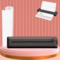 Бездротовий термопринтер А4 Portable Printer у наборі з папером портативний для iOS Android Бездротовий термопринтер А4 Portable Printer у наборі з папером портативний для iOS Android